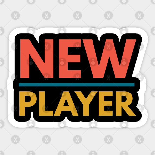 New Player Sticker by Abeer Ahmad